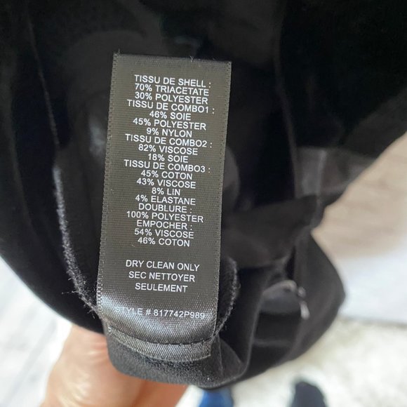 Rebecca Taylor Black and Blue Lace Pant Jumpsuit - Picture 6 of 7